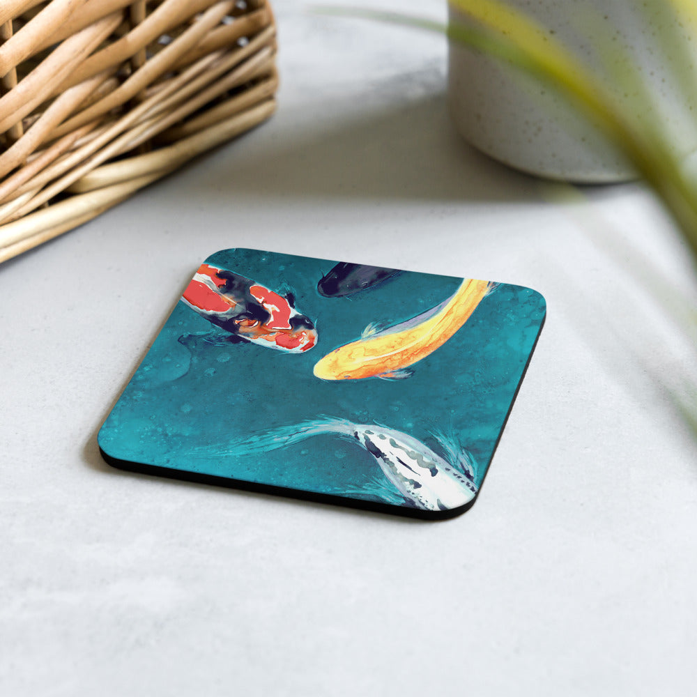 Water Ballet Koi Coaster Set Brazen Design Studio