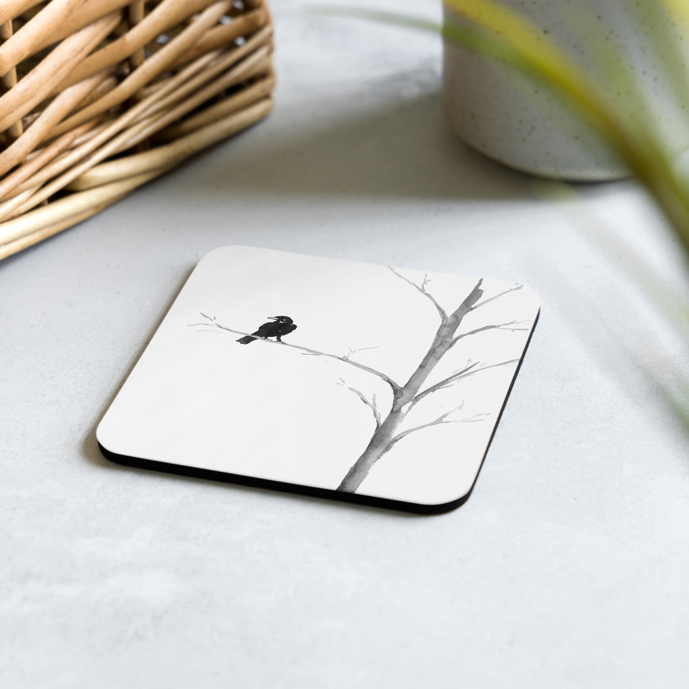 Raven in a Tree Coaster Set Brazen Design Studio