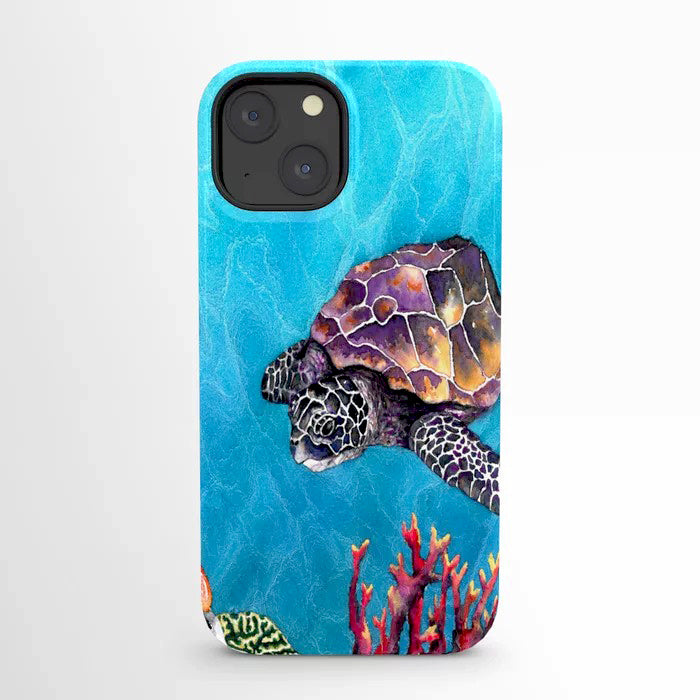 Sea Turtle Phone Case Brazen Design Studio