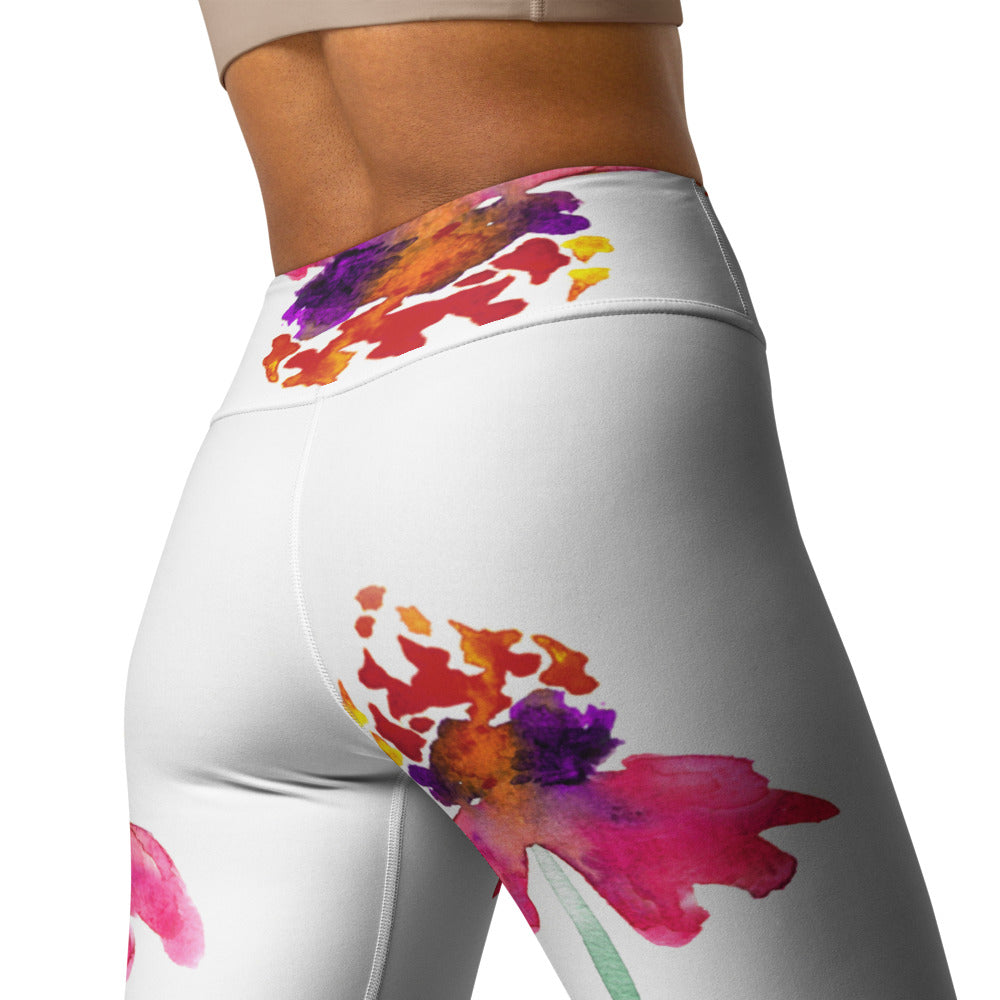 Original leggings/yoga pants. Artsy leggings/women activewear/aerial  pants/yoga gift/watercolor leggings/printed leggings