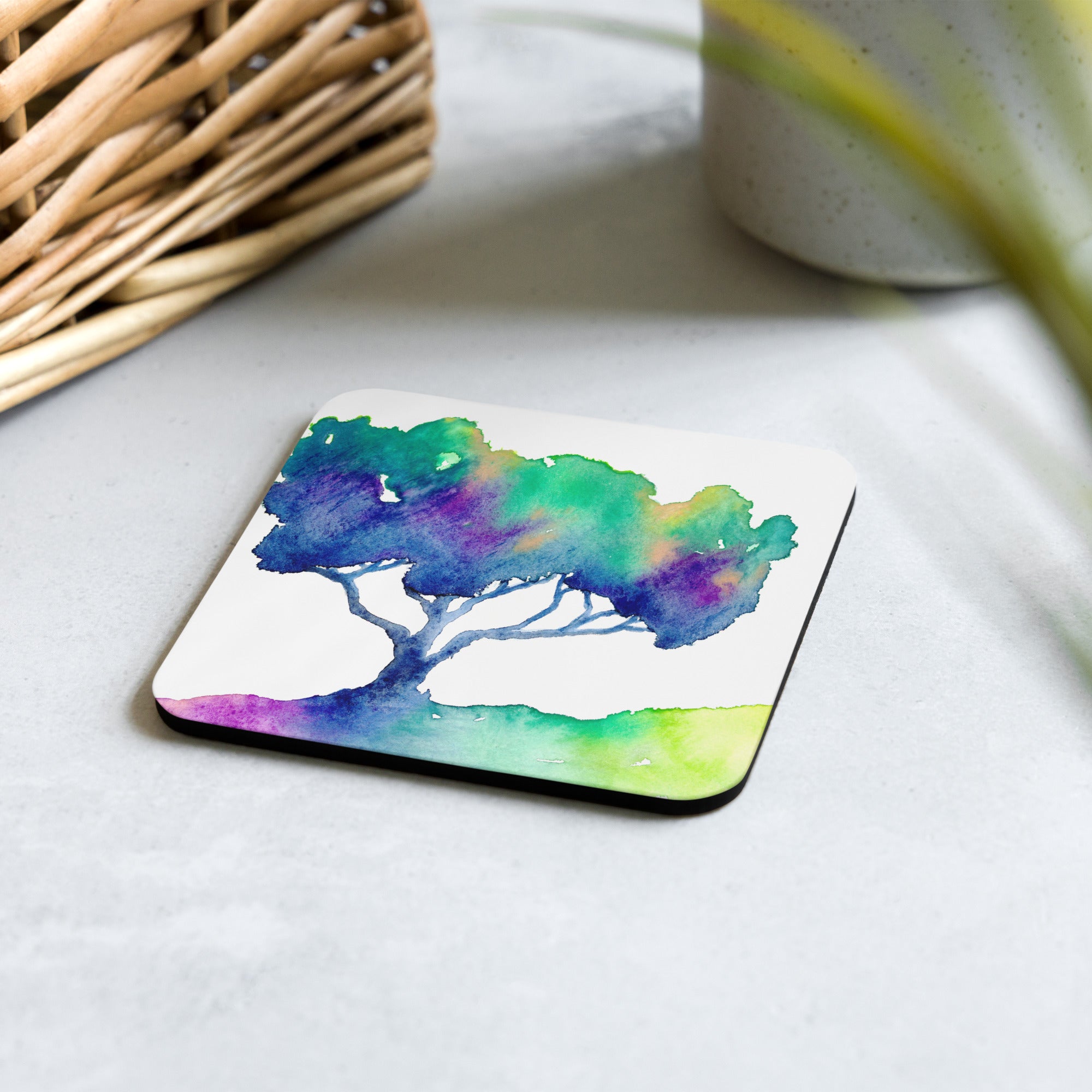 Hue Oak Tree Coaster Set Brazen Design Studio