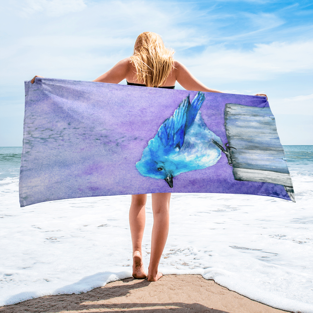 Bluebird Bliss Towel