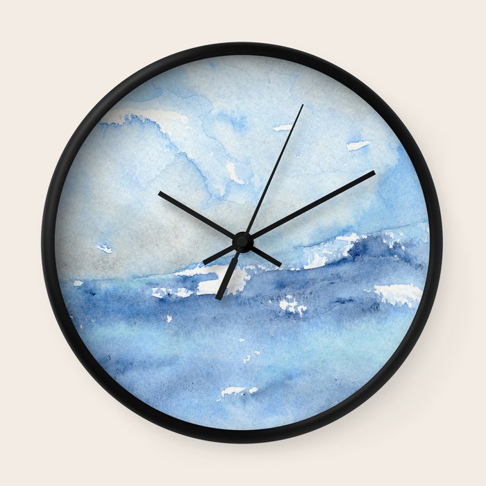 Tempest Wave Wall Clock