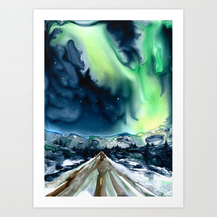 Aurora Borealis Art Print