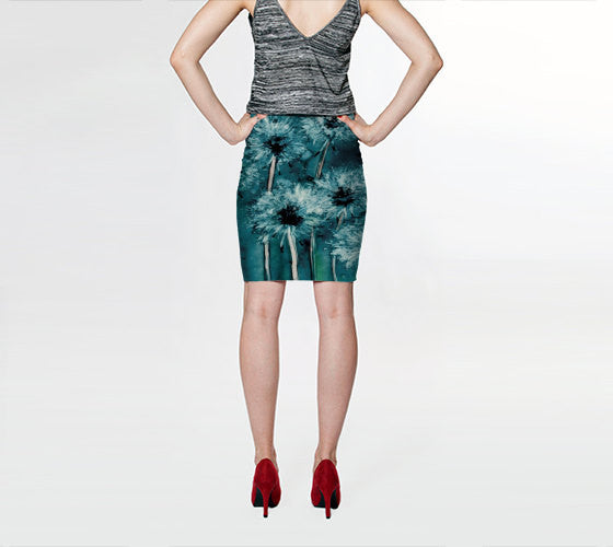 Floral pencil skirt outlet design